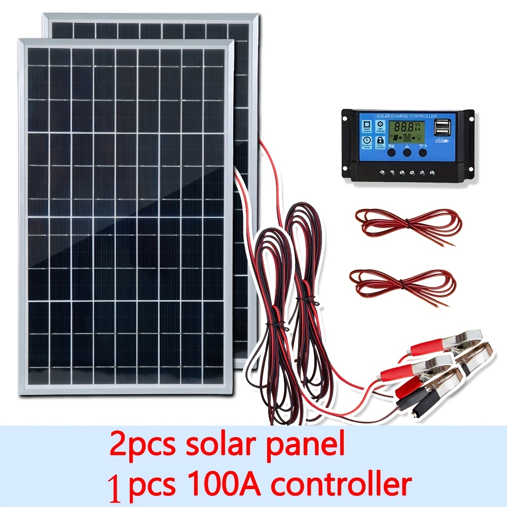 Off Grid Solar Kit - 12V Solar Panel Kit 1pc/2pcs With