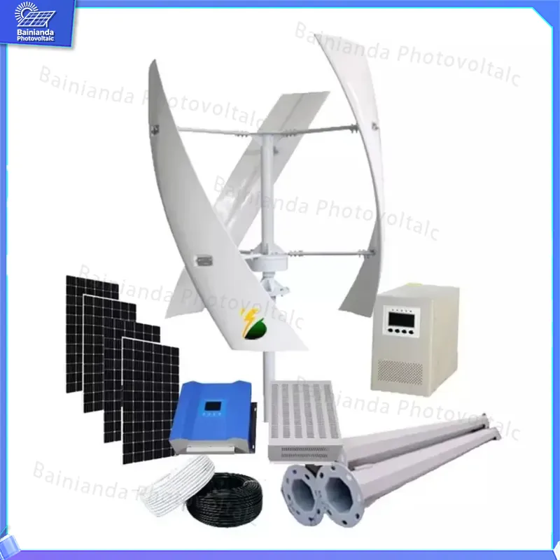 3KW 5KW 10KW Hybrid Wind Solar - Renewable Energy Grid ulasan dan harga