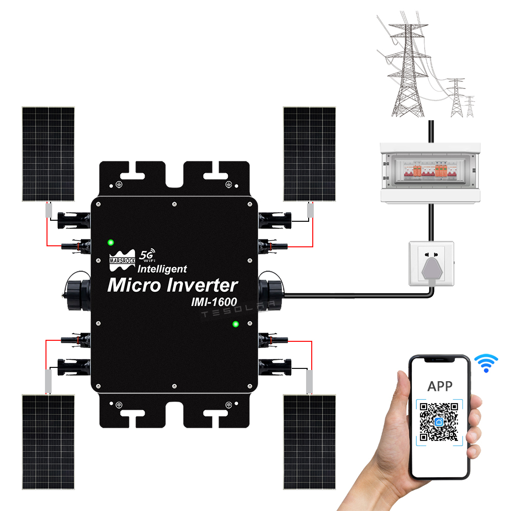 1600W Micro Solar Inverter For - Off Grid Solar Kit ulasan dan harga