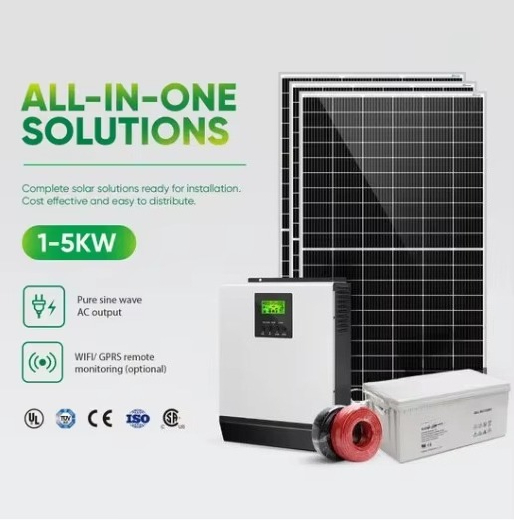 Complete Set Home Solar Energy - Off Grid Solar Kit ulasan dan harga