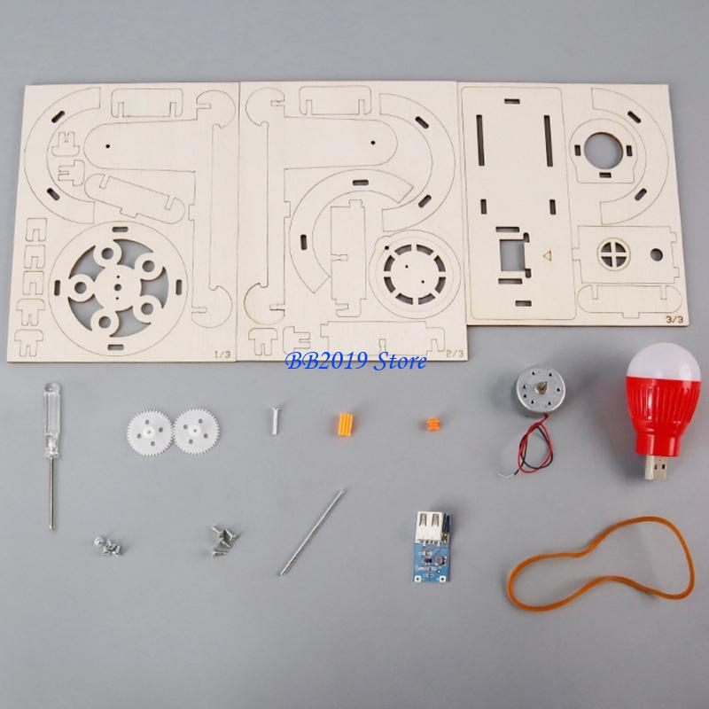 Q0KB Creative Wooden Hand Cran - Renewable Energy Growth ulasan dan harga