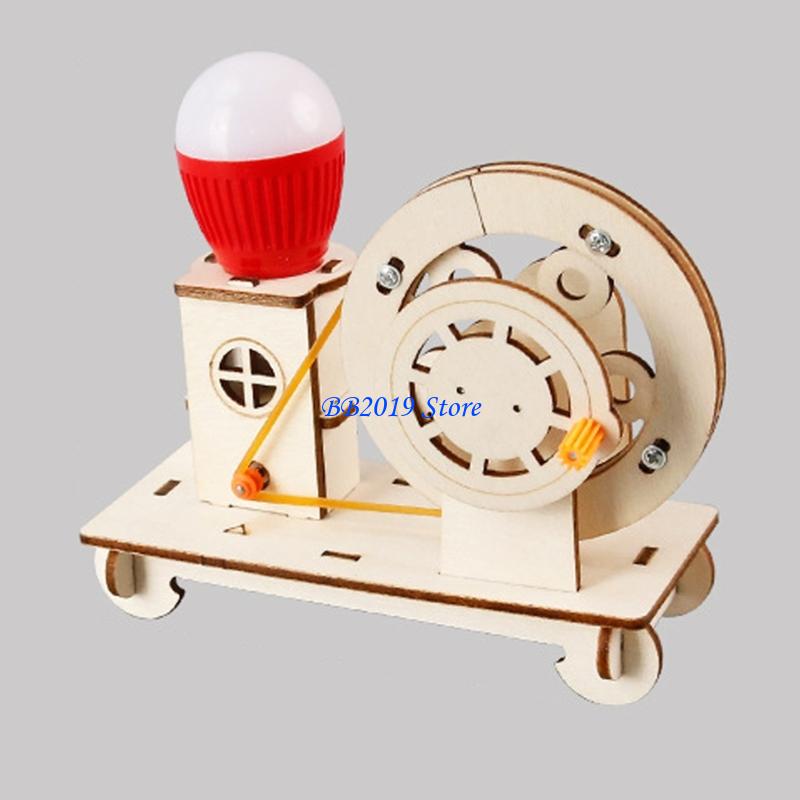 Q0KB Creative Wooden Hand Cran - Renewable Energy Growth ulasan dan harga