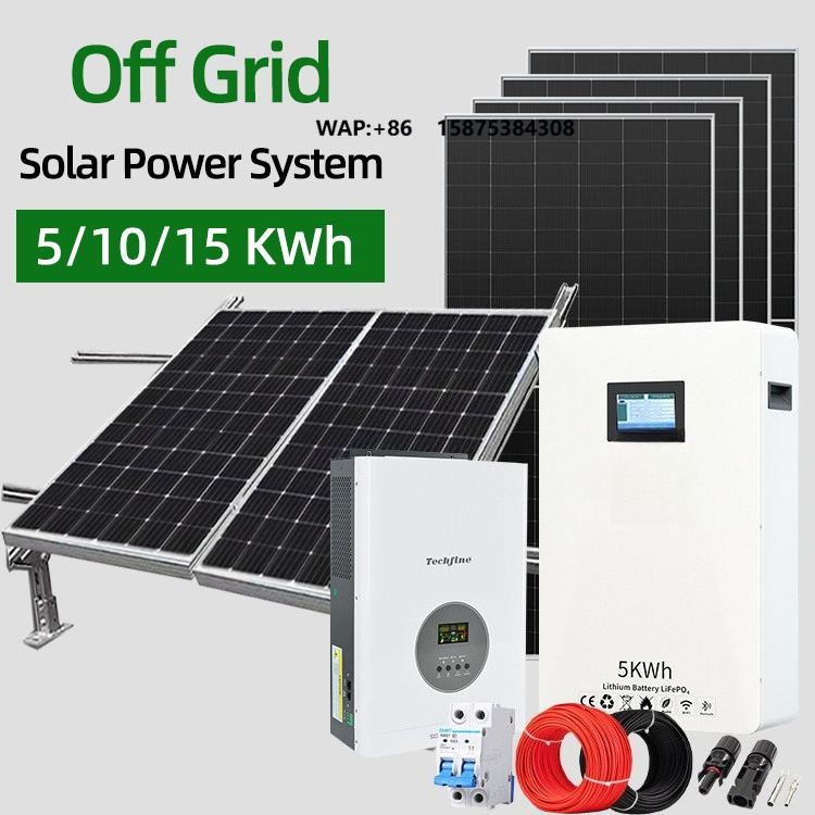 Factory Price 3kW Home Off-gri - Off Grid Solar Kit ulasan dan harga